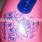 custom design pink cold-resistant inflatable snow tubes, inflatable round snow tube