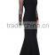 ABI-09 See Through Appliques O-neck Long Mother Dresses with Long Sleeves Custom made Mother Of the Bride Dresses