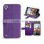 colorful wallet leather case for archos 50c helium case purple wallet leather case high quality with factory price