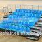 Telescopic Bleachers Retractable Seating Plastic Seat