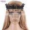 Mesh Crown Chain Christmas Black Lace Sale Party Mask For Women