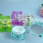 Colorful Square acrylic Cosmetic Jars