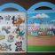 2015 hot sale eco-friendly high quality children adhesive sticker book printing