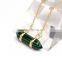 2016 New Bullet Shape Natural Stone Real Amethyst Necklaces Turquoise Crystal Stone Quartz Pendants Necklaces For Female