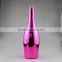China factory manufacturers champagne glass bottles electroplate bottles 750ml olive oil bottles