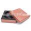 plain pink paper jewelry gift packaging boxes with lid wholesale