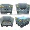 Good price collapsible foldable plastic pallet box, Folding container