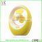 CE&ROHS strong wind quiet private mould battery and DC plug mini USB fan