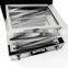 Portable folding A4/A3 magazine rack, PS/wood literature rack