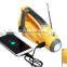 portable solar led indoor lamp; outdoor spot light;emergency rechargeable led light with fm/am radio