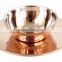 IndianArtVilla High Quality handmade Set of Arabian Bowl 300 ML with Underliner - Soup Restaurant Hotel Home Kitchen Ware Gift