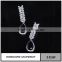 New model stud zirconia earring factory price sterling silver earring jewelry