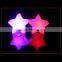 2015 star shape PVC night light decoration /LED festival led mood light, pvc ball night light