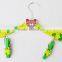 Colorful clothes hanger for baby and Kids&Children pants/cartoon wooden hanger