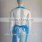 Non woven Blue Medical Disposable Apron