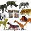 2015 novelty 4" plastic dinosaur toys ,animal toys shantou 6 in 1