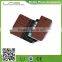 high quality Brown color PU leather case for iphone 6 cover