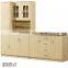 MDF Laminate Kitchen Cabinet With PVC Finish Door