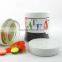 eco friendly round glass jars and lids