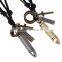 New product Vintage leather strap necklace
