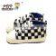 0-12 month Toddler Infant Baby Soft Sole Crib Canvas Shoes Sneaker Newborn Black and white