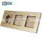 TOP quality brushed aluminum metal wall light switch,CE ROHS,110-250v