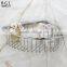 Accessories Pure Brass Corner Basket Chrome plated for bathroom Stroage