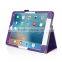 Leaf Flip Lichee PU Leather Case Cover for ipad with Hand Strap