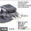 Hot selling China  2016 Universal to Italy Chile Adapter Plug with safety shutter italy plug adapter