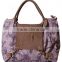 OEM embroidery shoulder bag canvas handbag