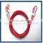 various color pvc coated steel wire rope sling with ferrules