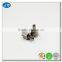 CNC turning electroplating brass thumb screw with knurling straight
