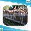 Aluminum parking concert stage crowd control barrier