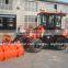 15F wheel loader Euro 3 with pallet fork ,wood grasp