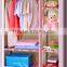 portable wardrobe cabinet with drawer
