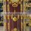 Home Luxury 24K Gold Plated Copper Wall Clock, Metal Pendulum Decoration Wall Mounted Clock