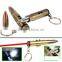 4 in 1 Laser Pointer LED Flashlight Torch Ball Pen Bullet Style Keychain