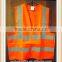 Reflective Neon Safety Vest High Visibility Hike Running Cycling Emergecy Orange