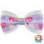 Fancy Blue Bow Knot Hair Accessories Alligator Clips Baby Girl Bows/ Hair Bow Ribbon