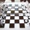 2017 Factory wholesale custom acrylic chess set,colored glass chess sets, 3D marble chess set