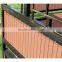 Derong DR-1120A home gazebo parts with iron frame and plastic wood cahir and table garden patio furniture