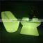 Luxury Hookah Furniture Glowing LED Portable Bar Table and Charis