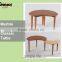 Home Furniture Round Shape Wooden End Tea Table Round High Coffee Table