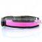 Colorful led light dog cat pet collar leash for pet safety at night