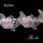 Wholesale lady dress decoration lace fabric flower trim