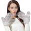CX-A-60Q 2016 Wholesale Genuine Knitted Mink Fur Gloves