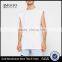 New Look Fashion Plain Solid Vest For Man Custom Tailor Pure White Color Tank Top Dropped Armholes Regular Fit Cotton Vest