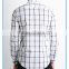 Latest shirt plaid designs long sleeve for boys