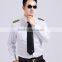 OEM Service Supply Type Good Quality Cheap Pilot Uniform Airline Shirt