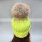Custom crochet pom pom beanie hat winter pompon hats with top ball